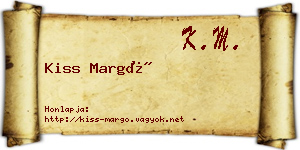 Kiss Margó névjegykártya